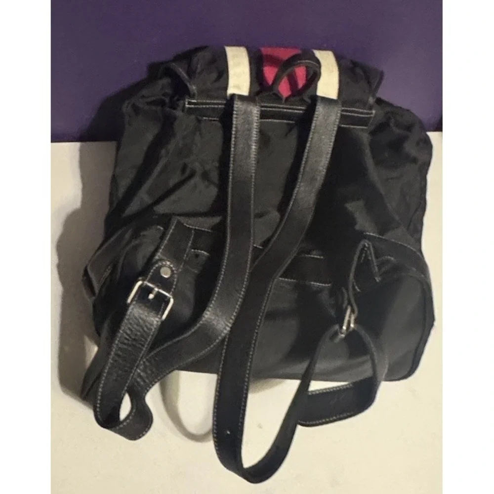 Vintage Tommy Hilfiger Racing Backpack Motorcycle Bag Harley F1 RRL Rare